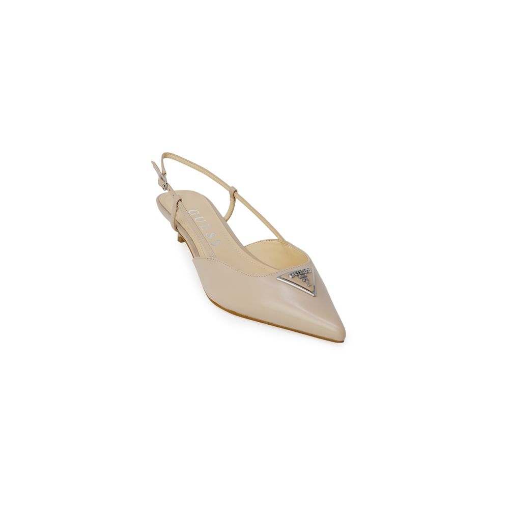 Guess Beige Polyester High Heel Pumps