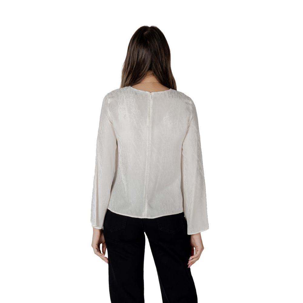 Armani Exchange Cream Viscose Blouse