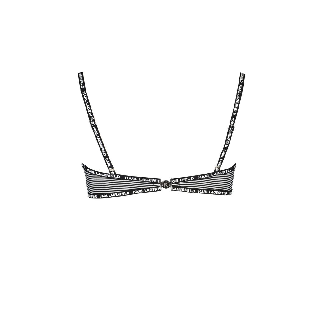 Karl Lagerfeld Black Polyamide Women's Swimsuit