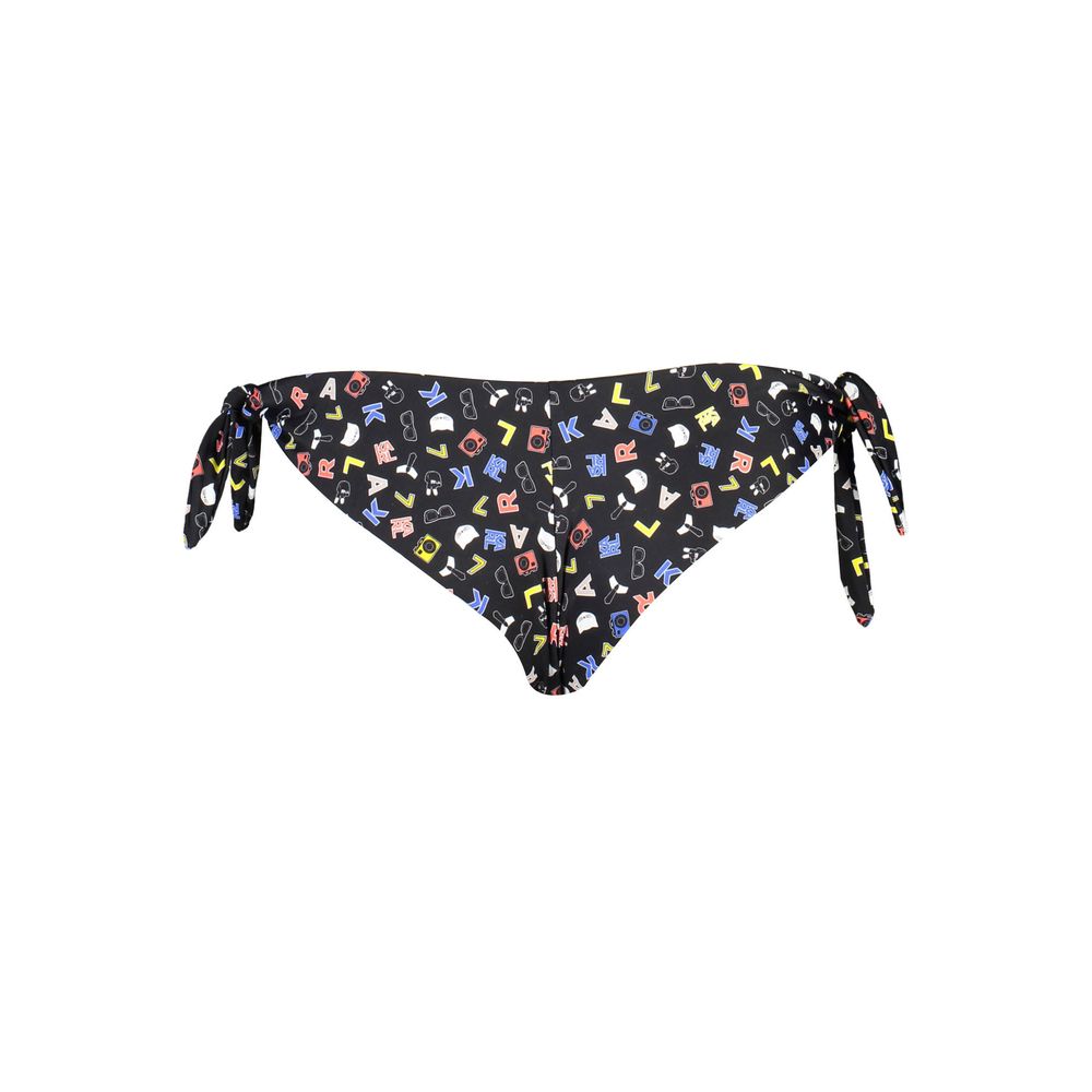Karl Lagerfeld Black Polyamide Women Swim Brief