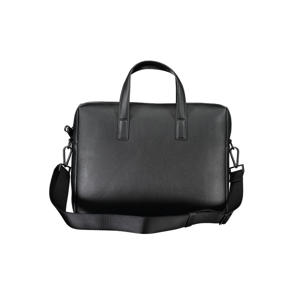 Calvin Klein Nero Polyester Men's Briefcase