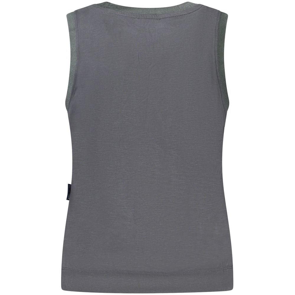 North Sails Black Modal Women Tank Top
