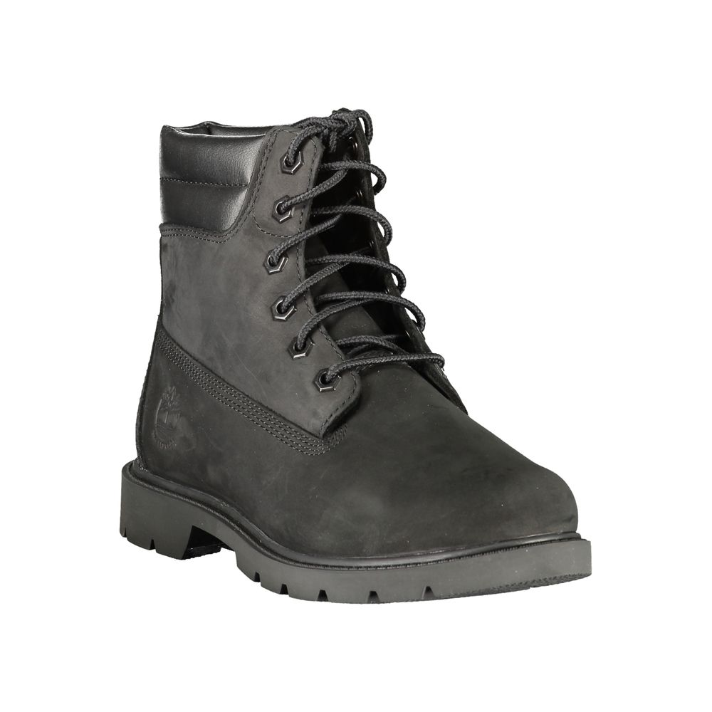 Timberland Nero Leather Women Ankle Boot