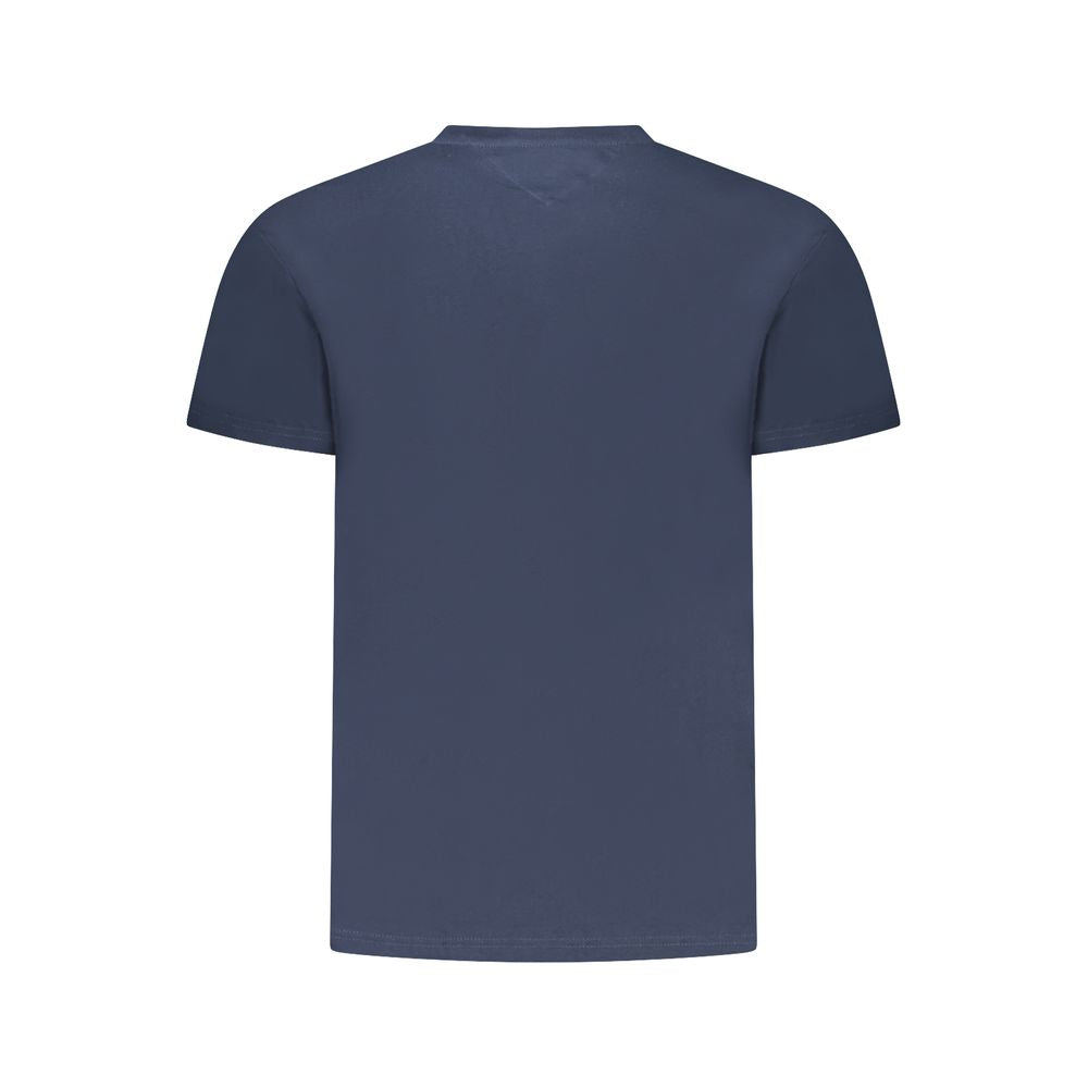 Tommy Hilfiger Blu Cotton Men T-Shirt