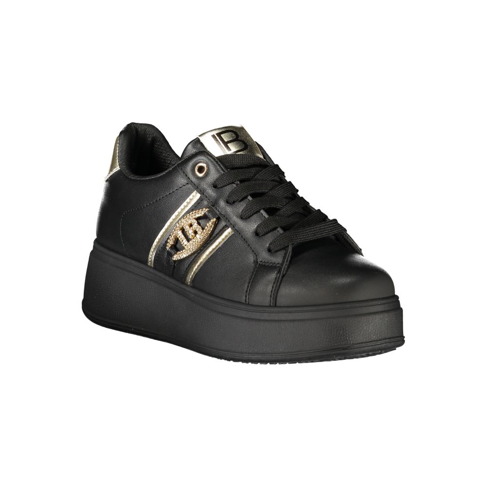 Laura Biagiotti Black Polyester Women Sneaker