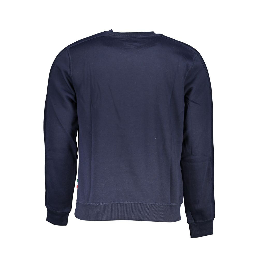 Gianmarco Venturi Blue Polyester Men's Sweatshirt
