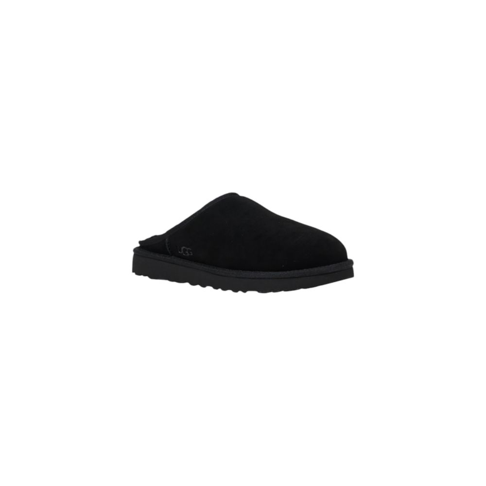 UGG Black Suede Leather Clogs