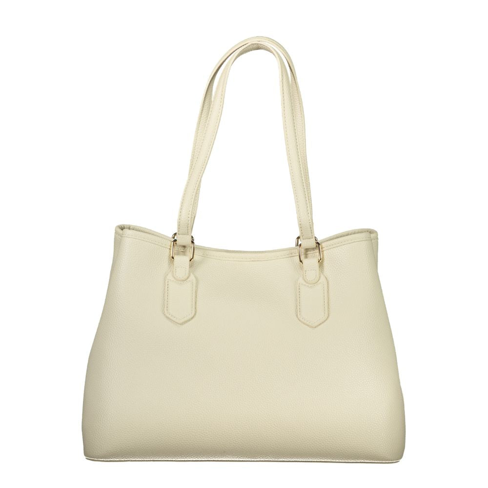 Mario Valentino Beige Polyurethane Women Handbag