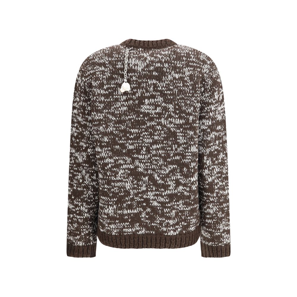 Prada Brown Fleece Wool Sweatshirt