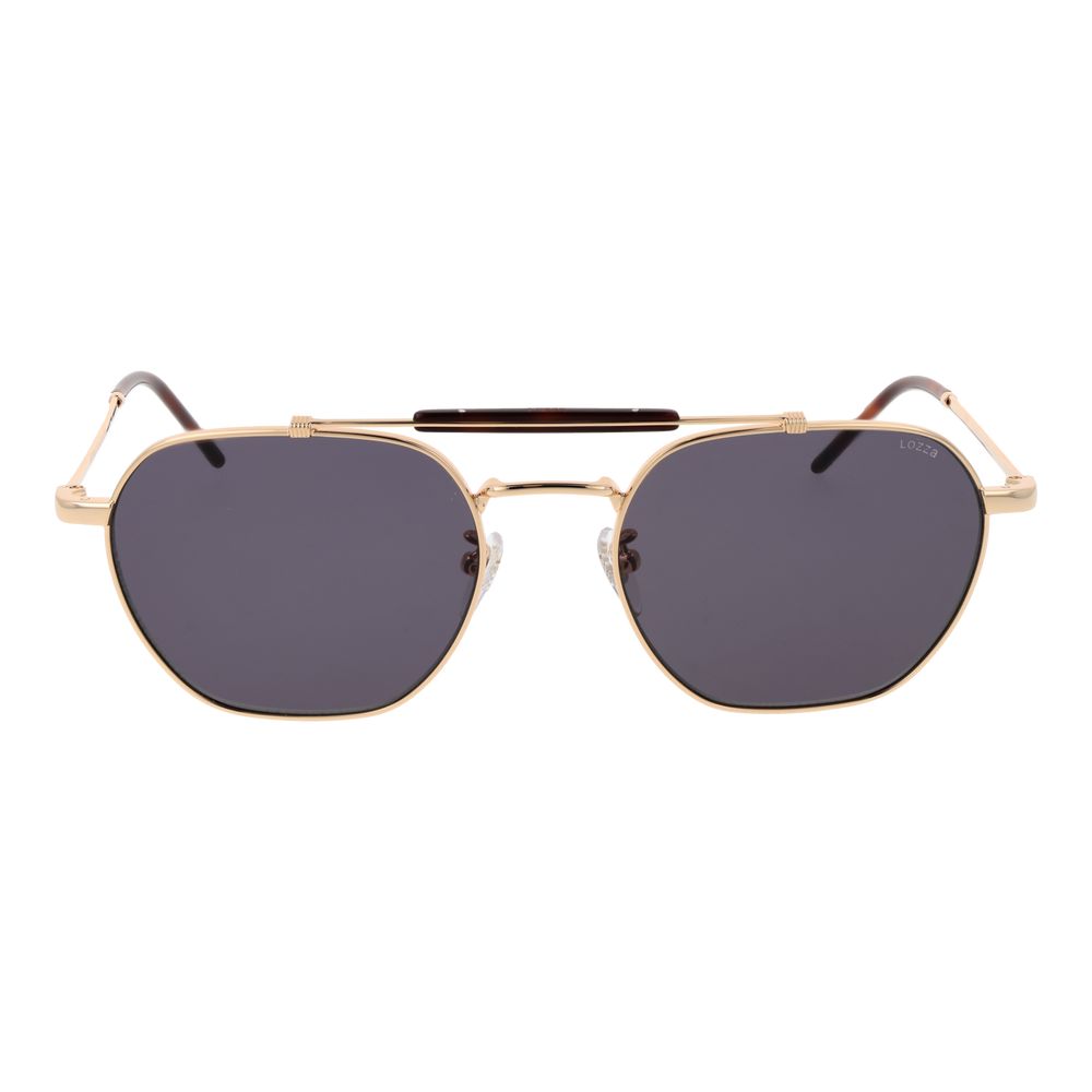 Lozza Gold Metal Sunglasses