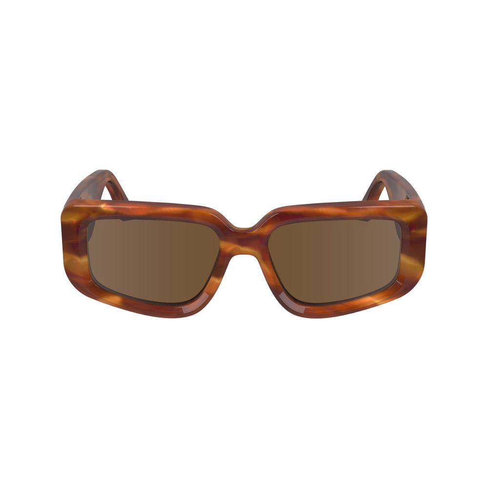 Victoria Beckham Brown Acetate Sunglasses