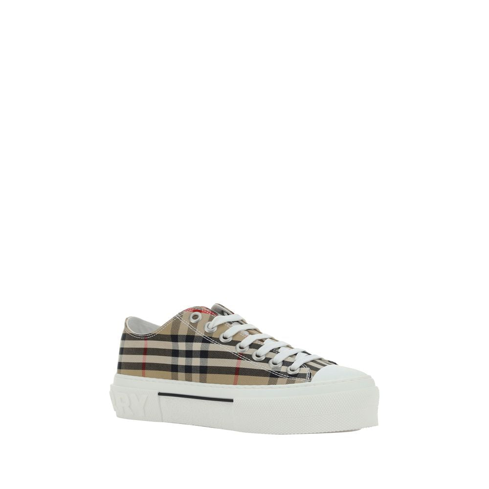 Burberry Brown Rubber Low Top Sneakers