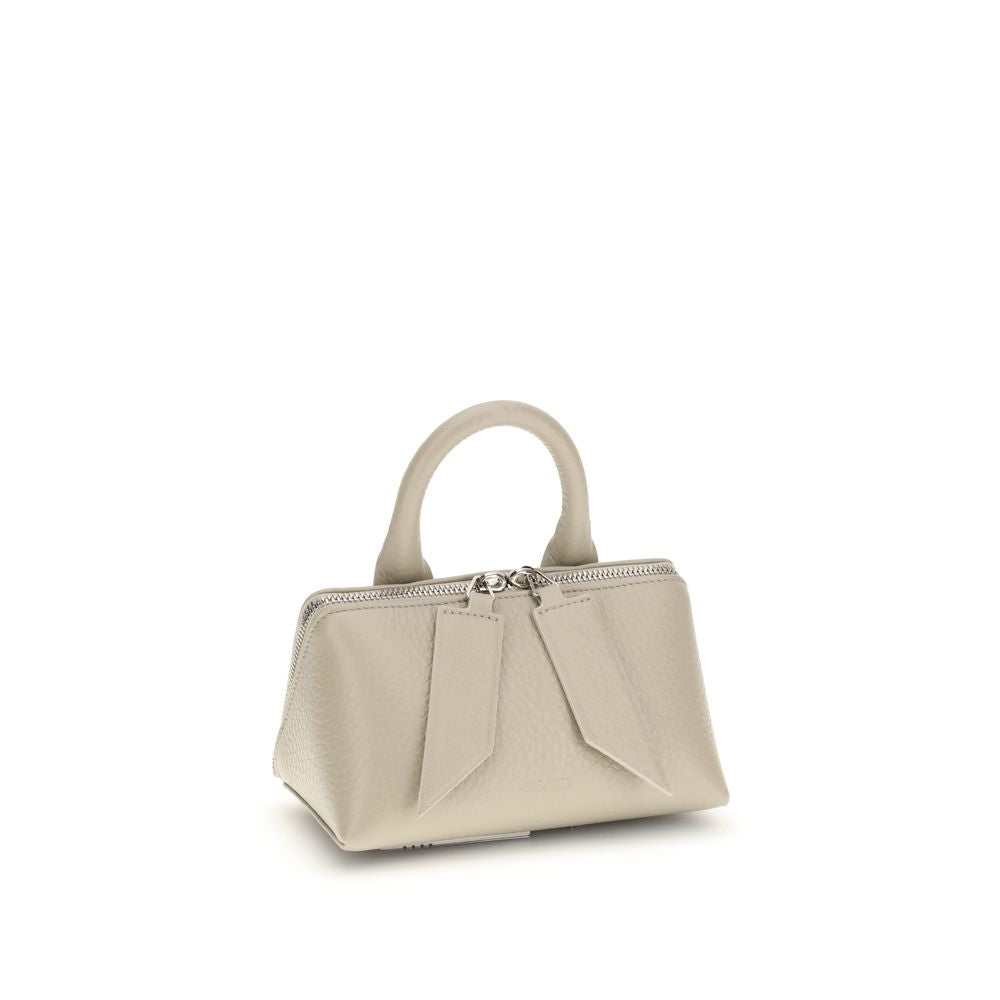 The Attico Beige Calf Leather Bos Taurus Handbag