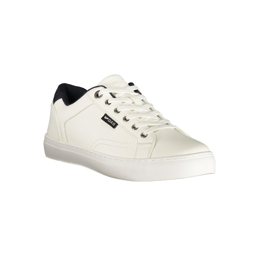 Gas Bianco Polyurethane Men Sneaker