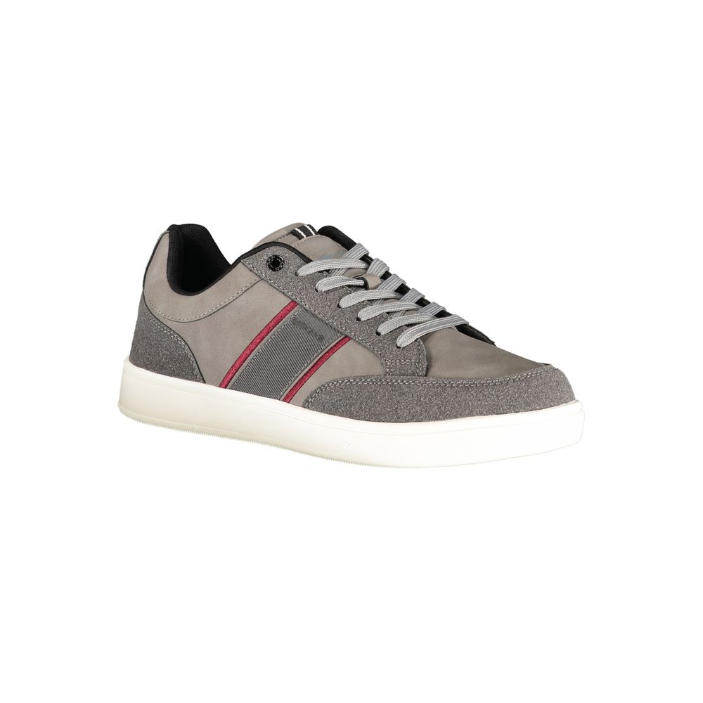 Gas Grigio Poliestere Man Sneaker