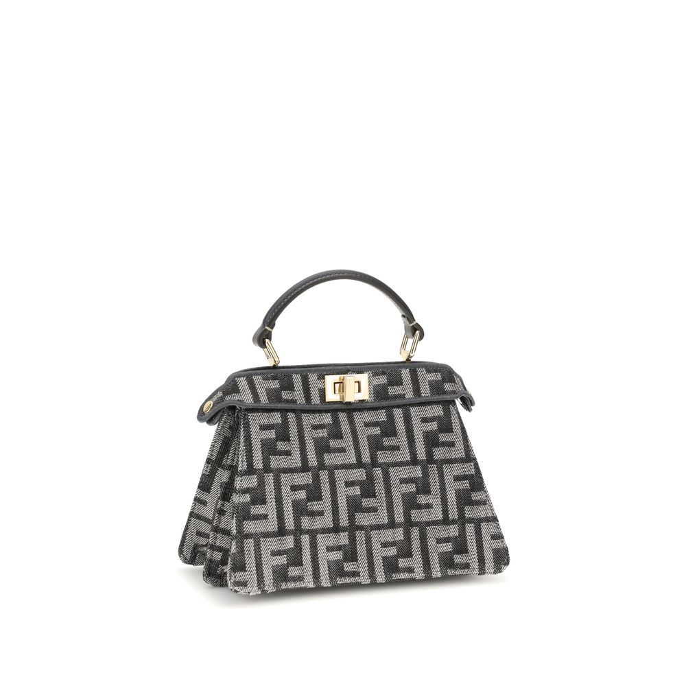 Fendi Blue Fabric Handbag