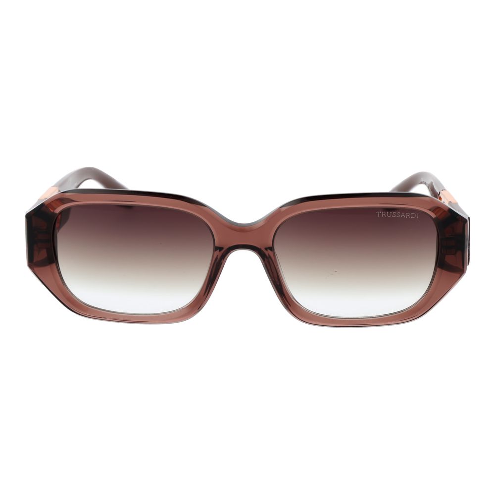 Trussardi Brown Acetate Sunglasses