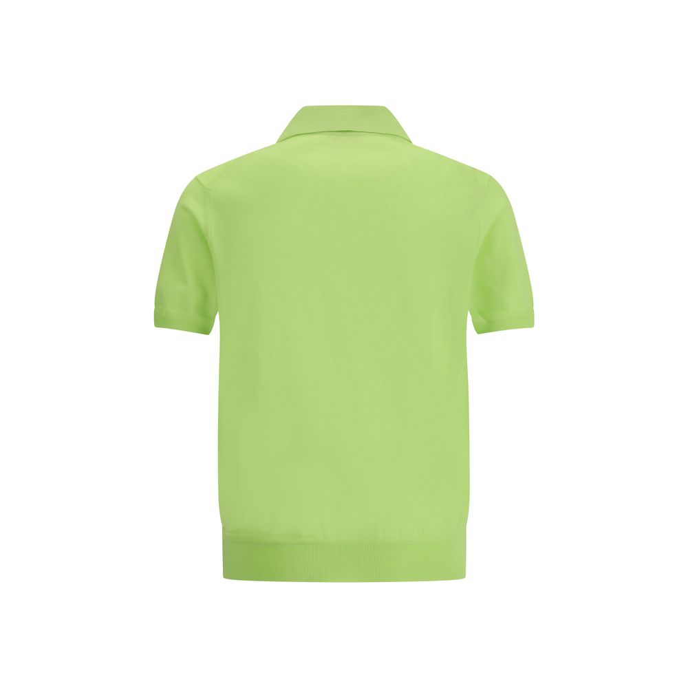 Tom Ford Green Cotton Polo Shirt